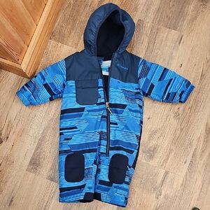 Columbia Navy Fleece Snowsuit